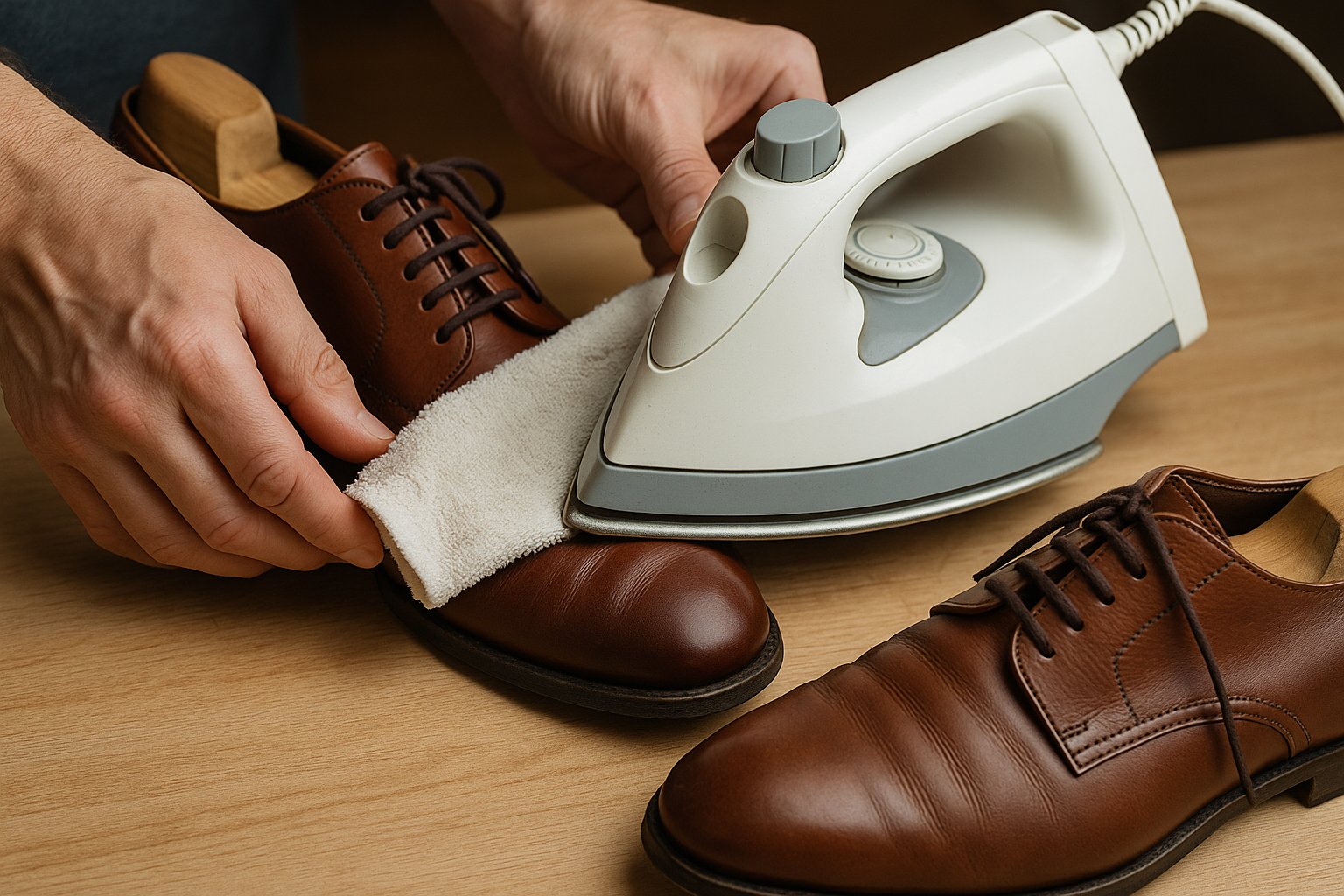 Comment enlever les plis des chaussures ?