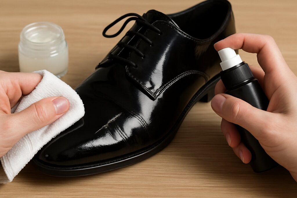 Comment enlever les rayures sur des chaussures vernies ?