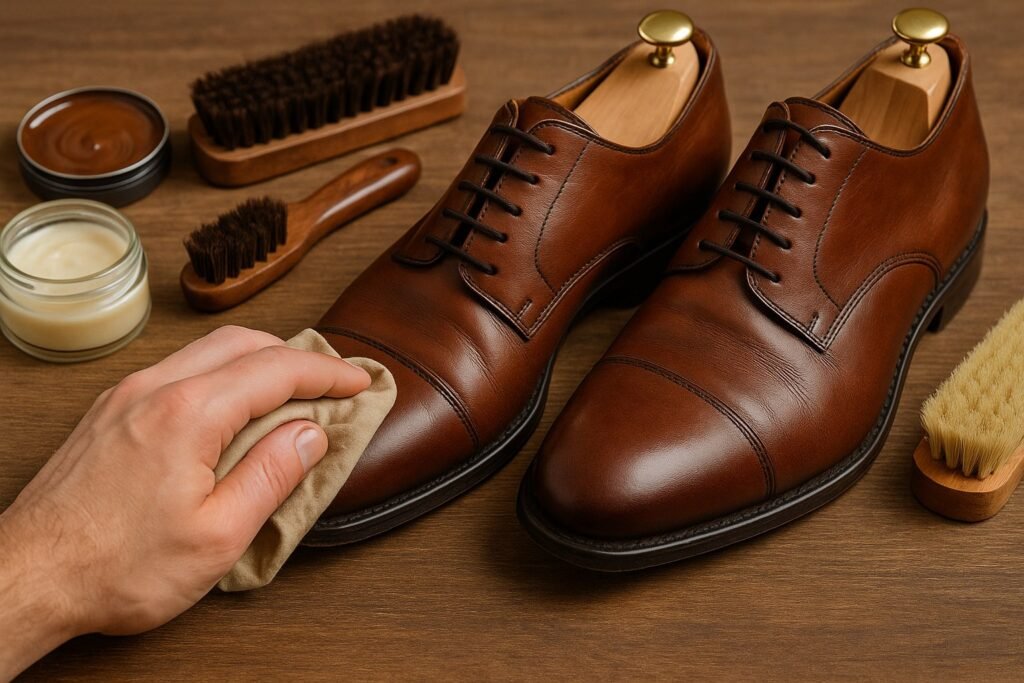Comment entretenir des chaussures en cuir ?