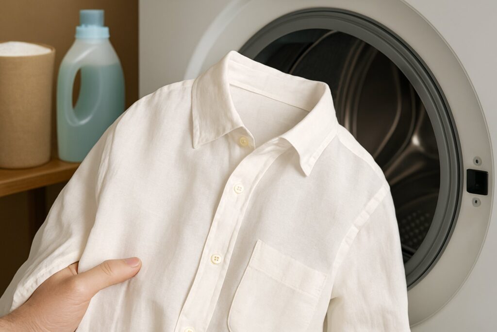 Comment laver une chemise en lin sans l’abîmer ?