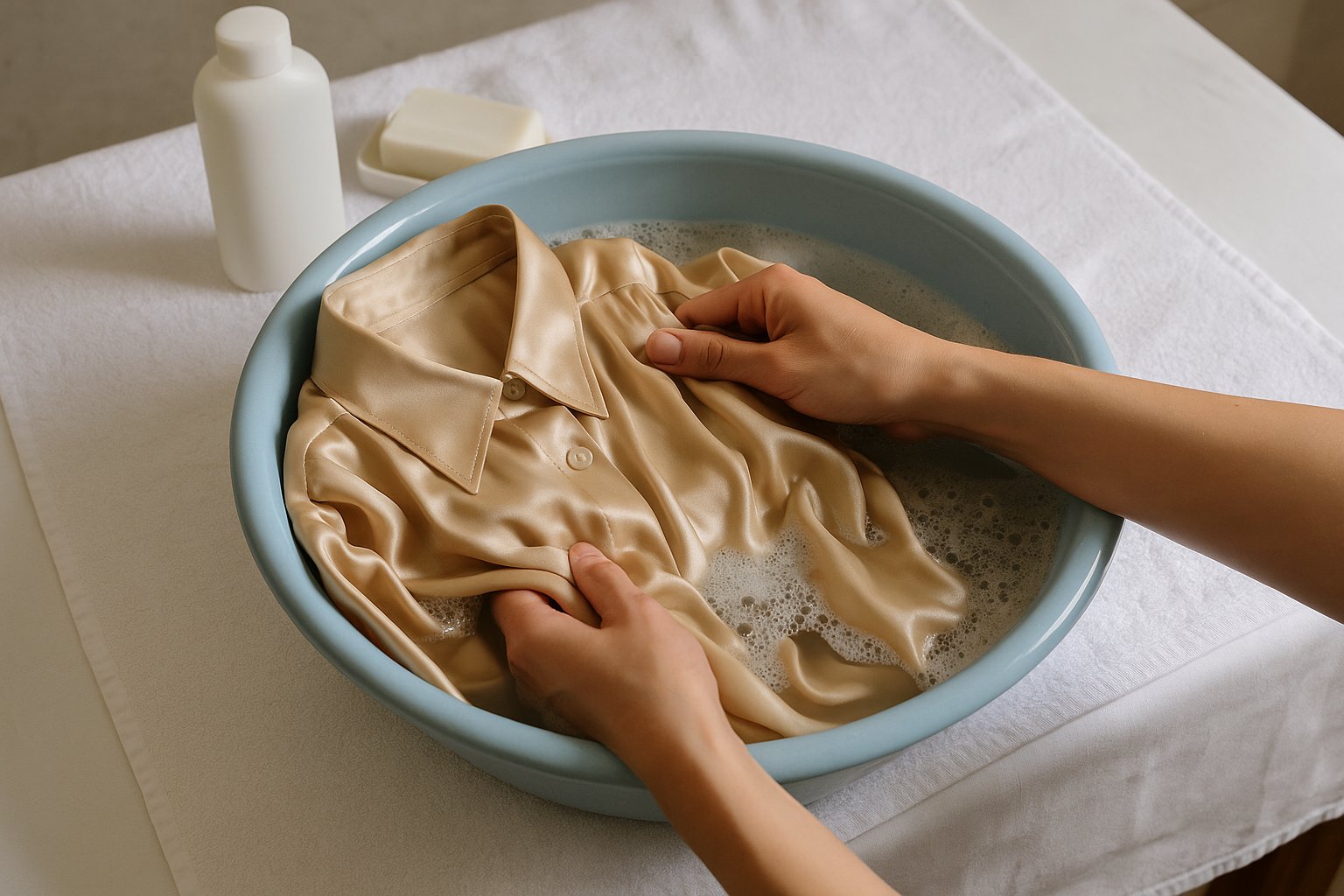 Comment laver une chemise en soie sans l’abîmer&nbsp;?