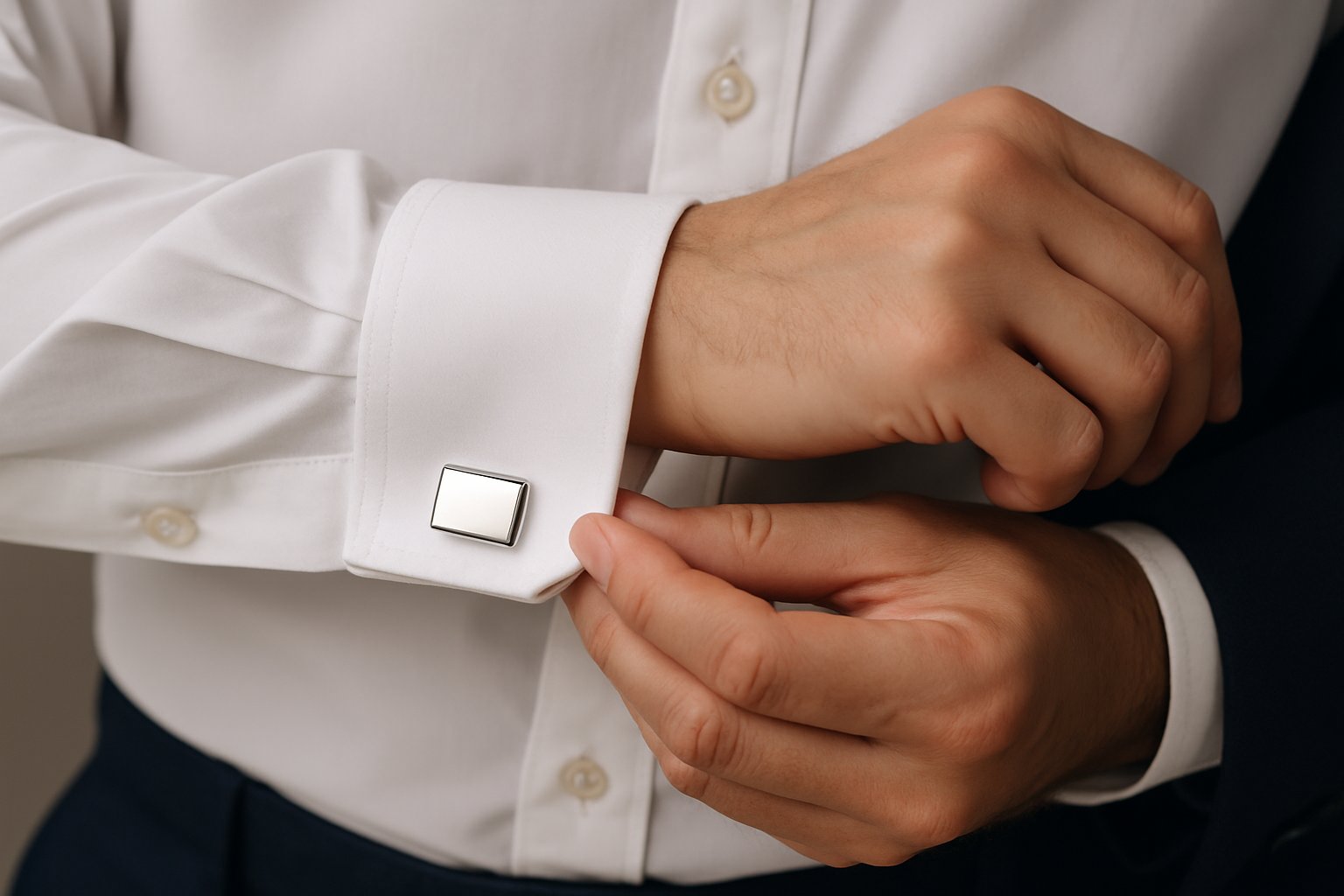 Comment mettre des boutons de manchette sur une chemise normale&nbsp;?