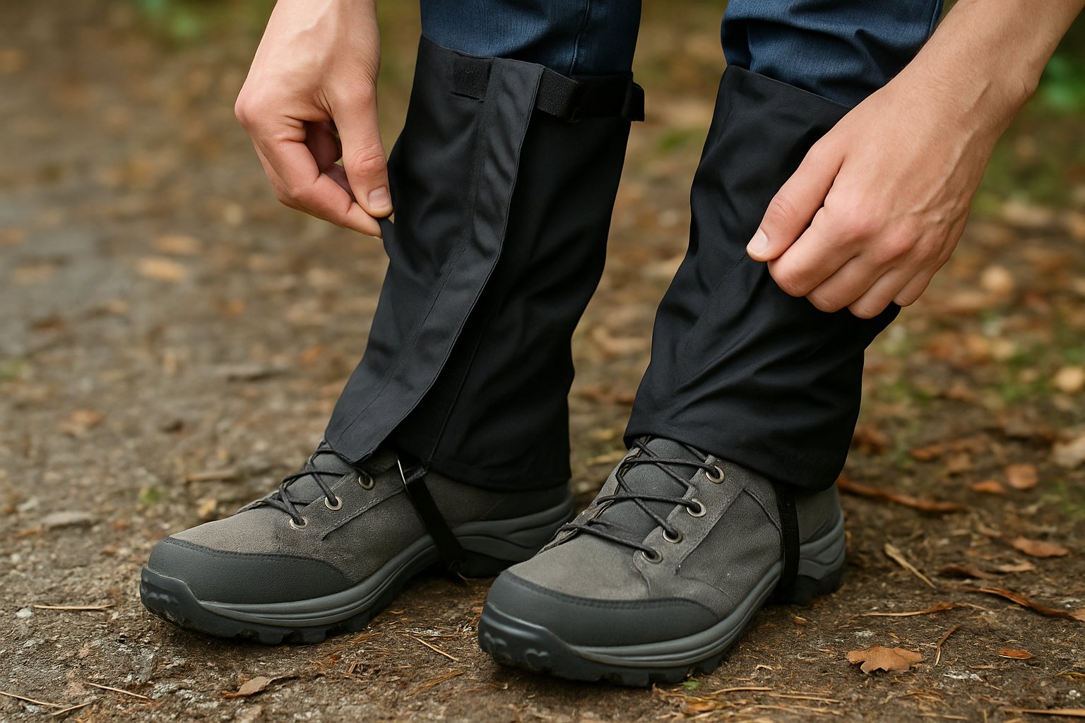 Comment mettre des guêtres sur des chaussures ?