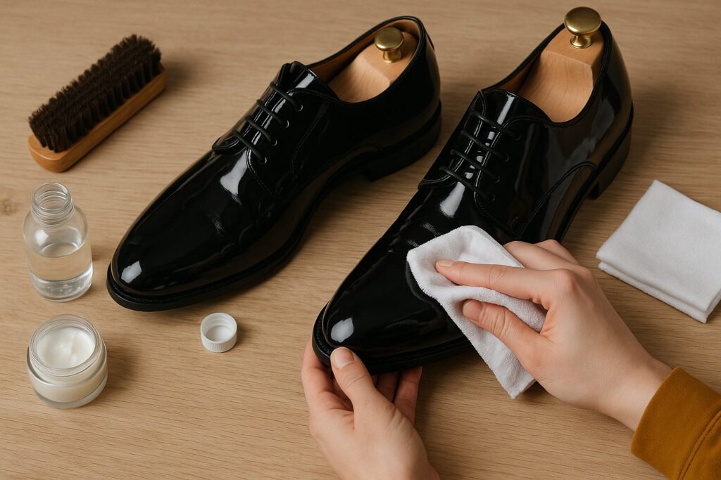 Comment nettoyer des chaussures vernies ?