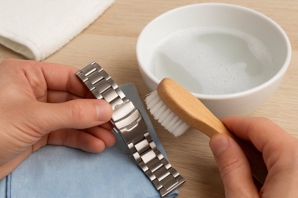 Comment nettoyer un bracelet de montre en acier sans l’abîmer ?