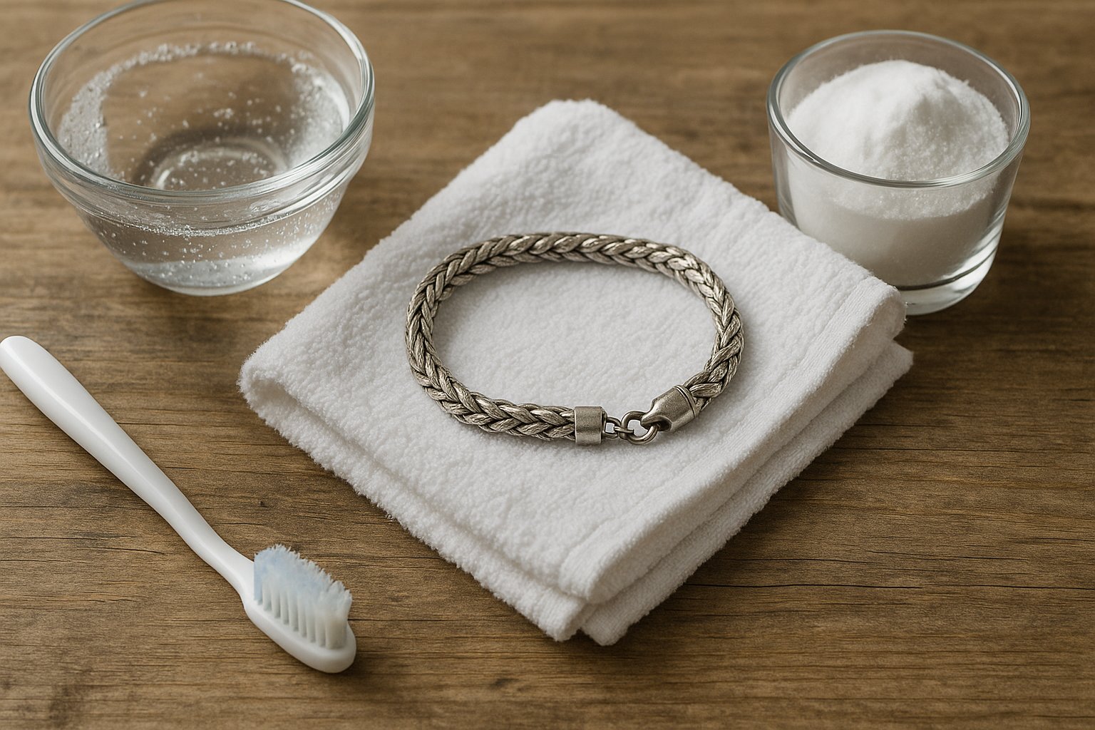 Comment nettoyer un bracelet en argent sans l’abîmer ?