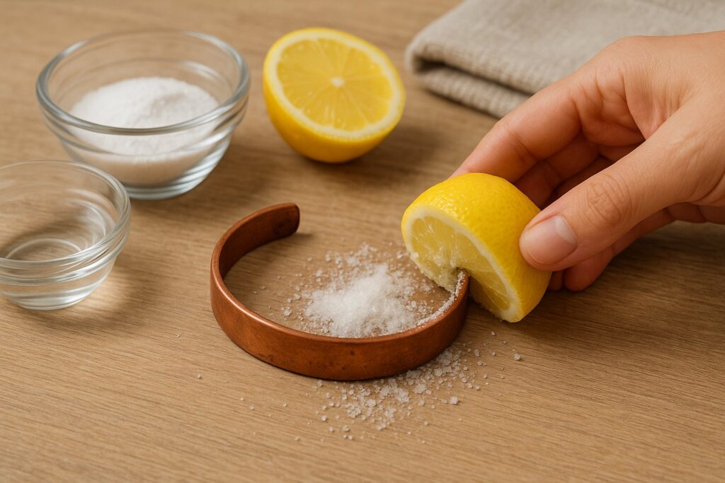 Comment nettoyer un bracelet en cuivre sans l’abîmer ?