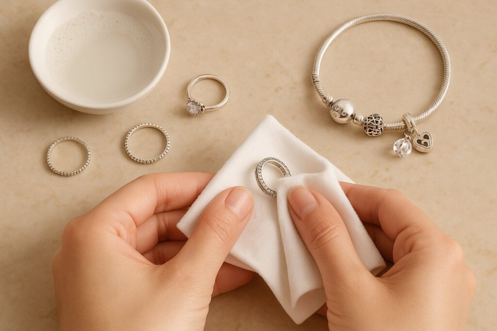 Comment nettoyer vos bijoux Pandora sans les abîmer ?