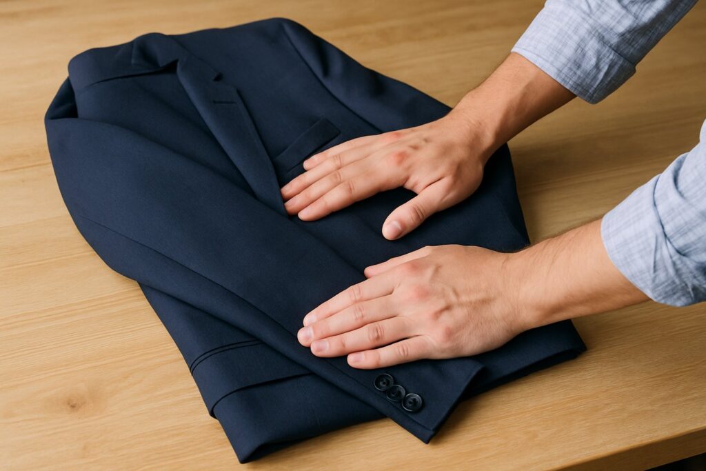 Comment plier une veste de costume sans l’abîmer ?