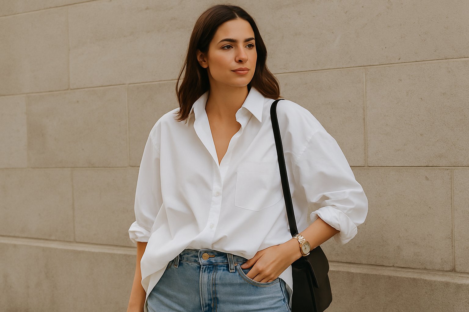 Comment porter une chemise blanche oversize femme avec style&nbsp;?