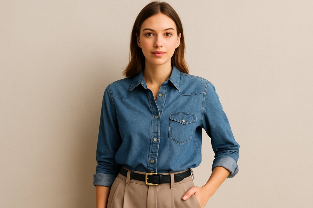 Comment porter une chemise en jean avec style ?