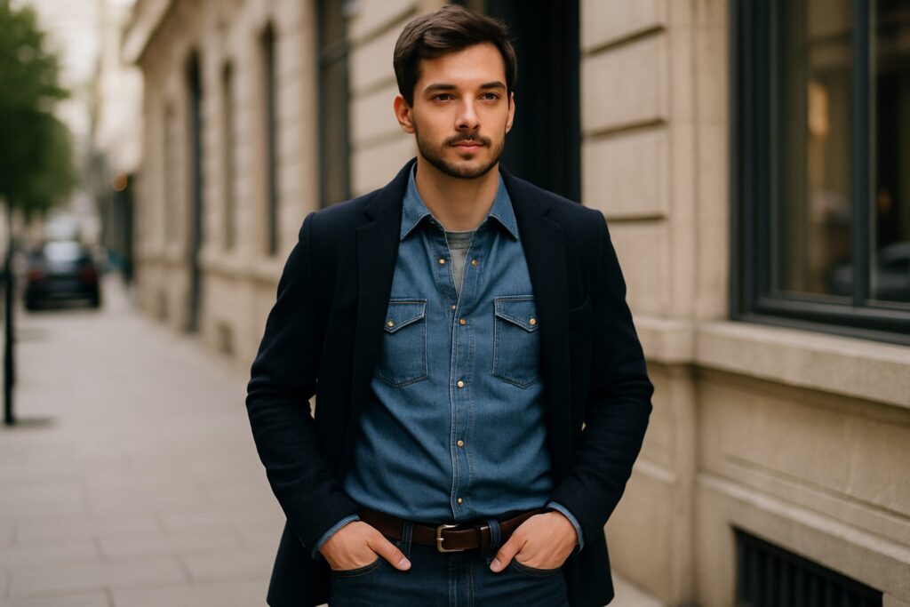 Comment porter une chemise en jean homme avec style ?
