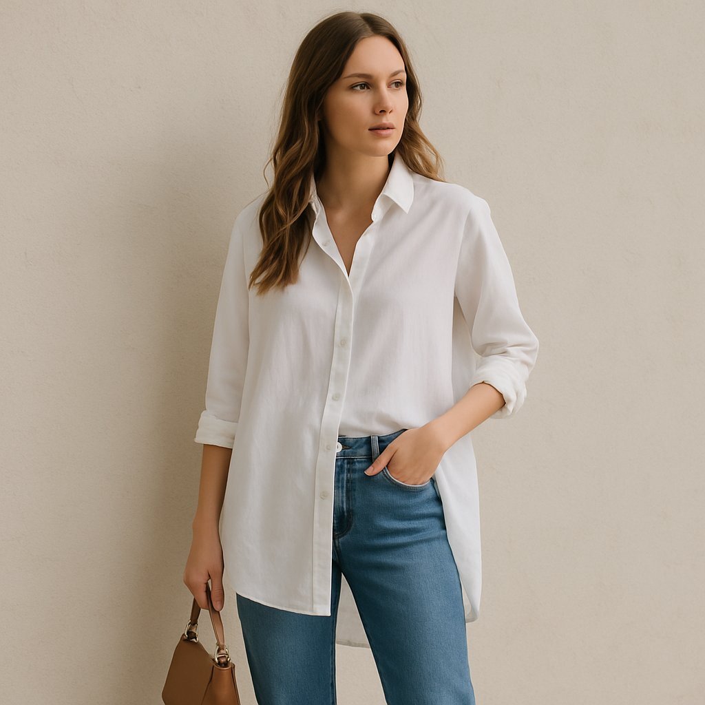 Comment porter une chemise longue avec un jean avec style&nbsp;?