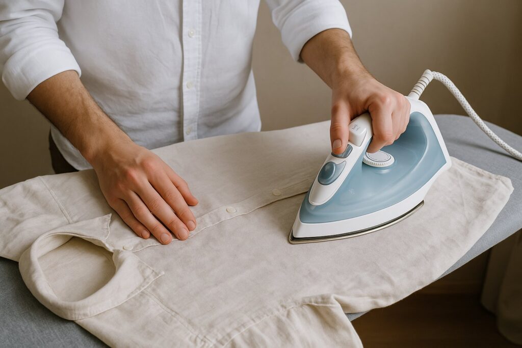Comment repasser une chemise en lin sans l’abîmer&nbsp;?