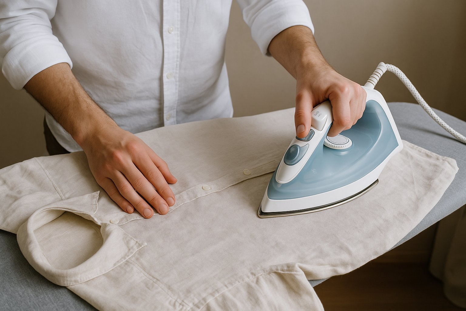 Comment repasser une chemise en lin sans l’abîmer&nbsp;?