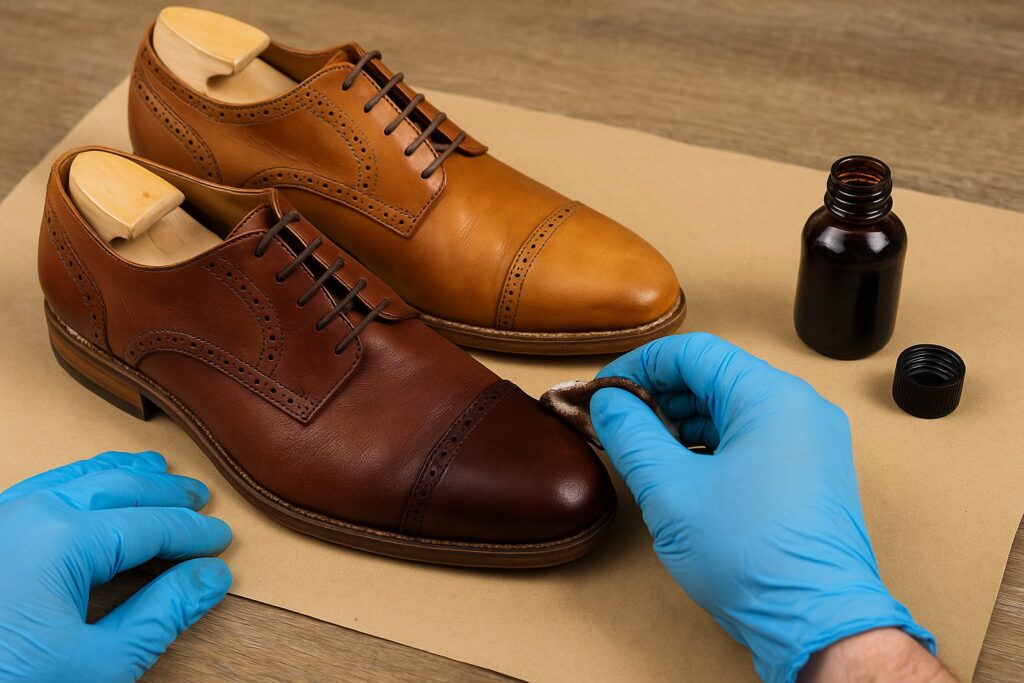 Comment teindre des chaussures en cuir ?