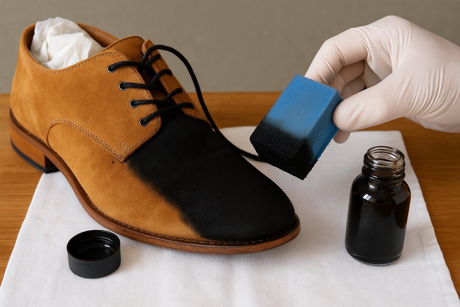 Comment teindre des chaussures en daim ?
