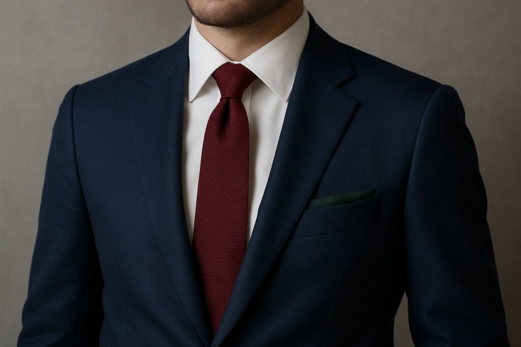 Costume bleu marine : quelle cravate choisir pour un style irréprochable ?