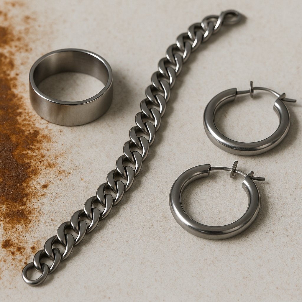 Est-ce que les bijoux en acier inoxydable rouillent ?