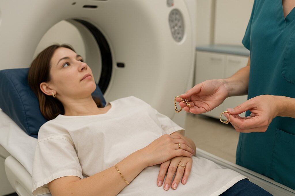 Faut-il enlever ses bijoux pour un scanner ?