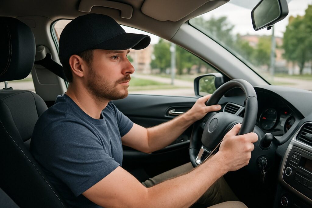 Peut-on conduire avec une casquette ?