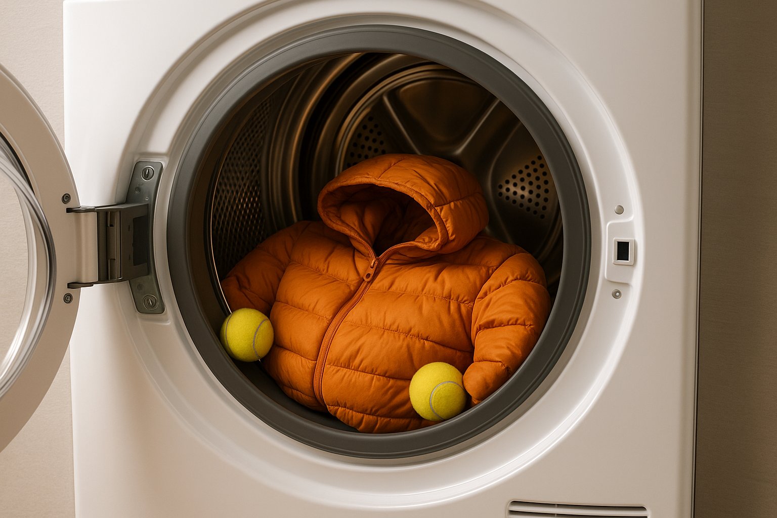 Peut-on mettre une doudoune au sèche-linge ?