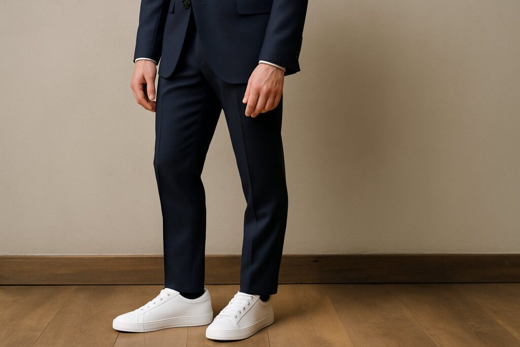 Quelle basket porter avec un costume pour un look moderne et élégant&nbsp;?