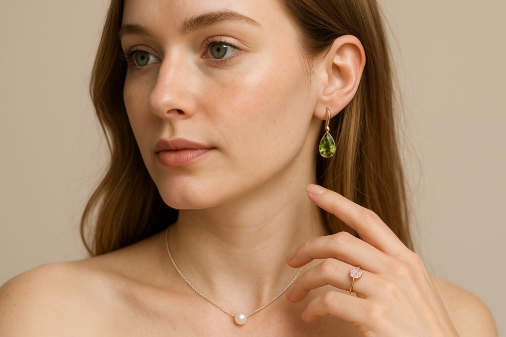 Quelle couleur de bijoux pour une peau claire ?