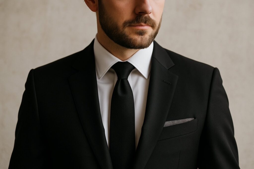 Quelle cravate porter avec un costume noir&nbsp;?