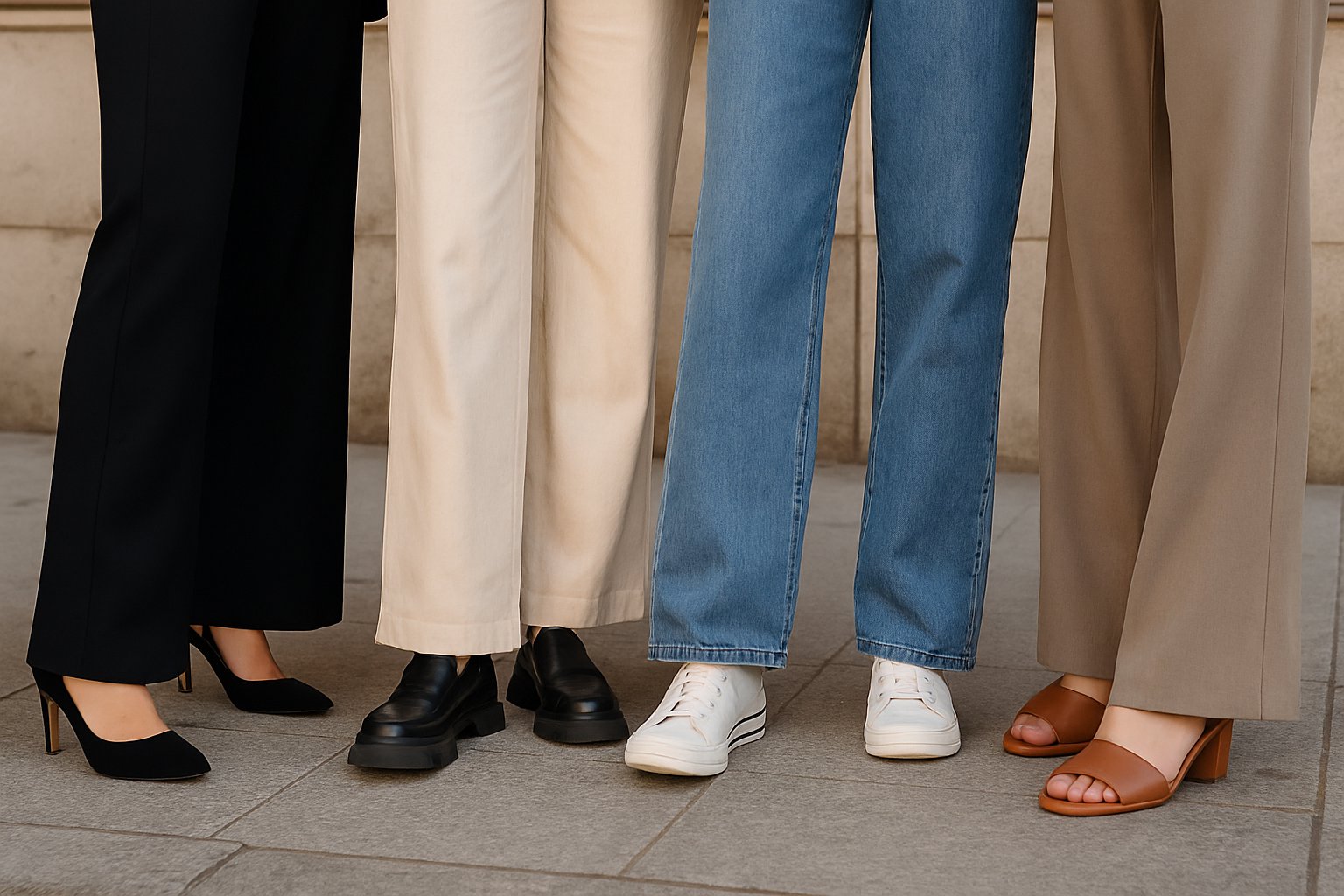 Quelles chaussures porter avec un pantalon large&nbsp;?