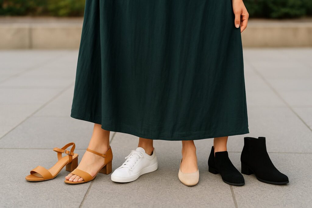 Quelles chaussures porter avec une robe longue&nbsp;?
